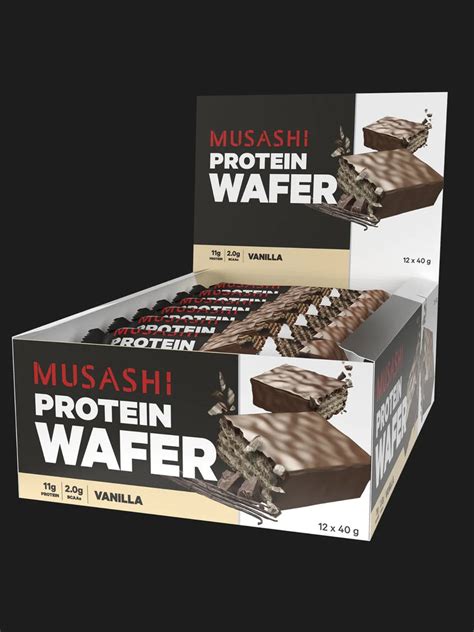 Musashi Protein Wafer Bar Supplement Wholesalers