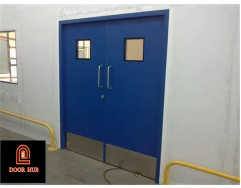 Galvanized Iron Gi Clean Room Hospital Doors Size Dimension X