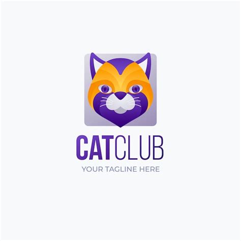 Dise O De Plantilla De Logotipo De Gato Vector Gratis