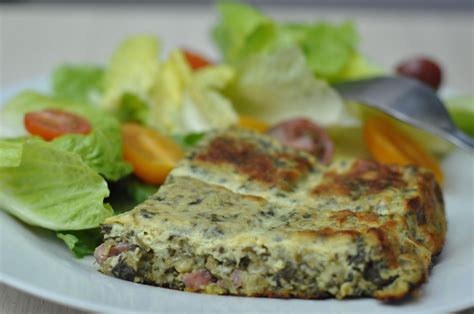 Quiche sans pâte chèvre épinard bacon sans glucides Dans la cuisine