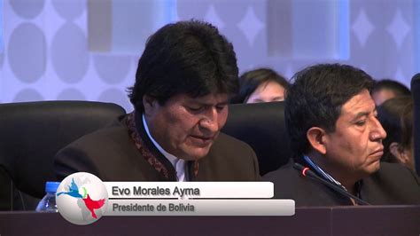 Discurso Del Presidente Juan Evo Morales Ayma De Bolivia VII Cumbre