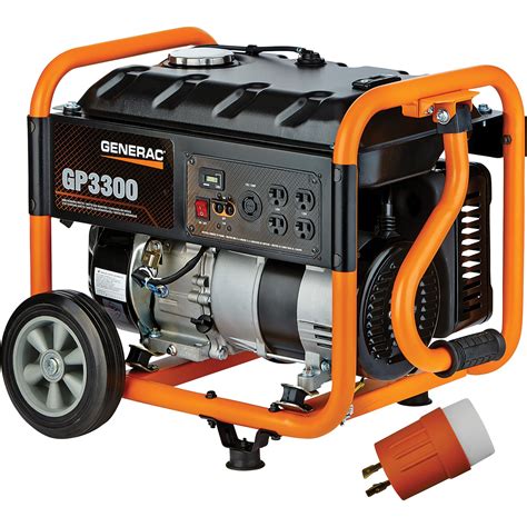 Generac GP3300 Portable Generator — 3,750 Surge Watts, 3,300 Rated