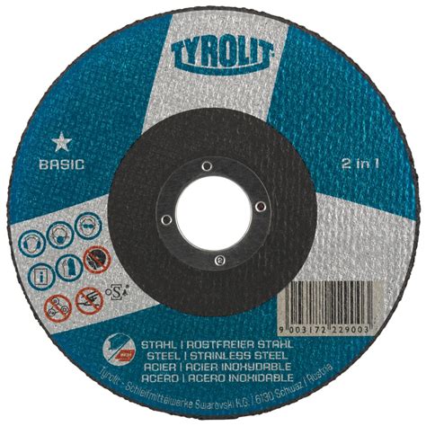 Tyrolit Discos De Corte In Para Acero Y Acero Inoxidable X