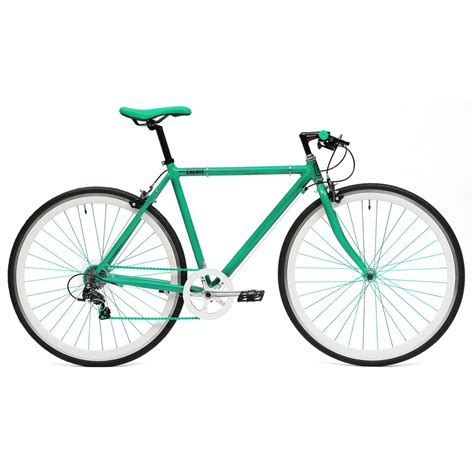 Fixie Bicycle 43cm Light Aluminum Frame 8 Speed Road Bike Gear CREATE ...