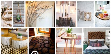 Easy DIY Log Decorations For Your Rustic Home - World inside pictures