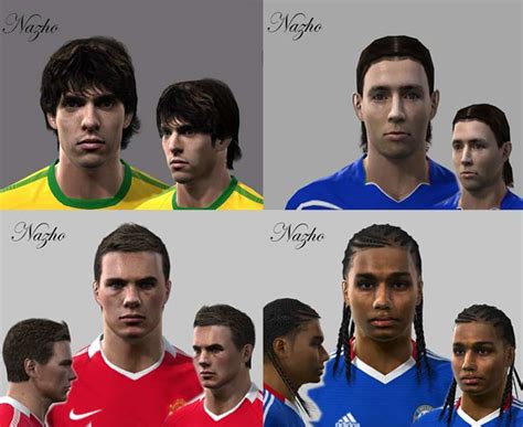 Faces Pack By El Nazho Pro Evolution Soccer 2011 At ModdingWay