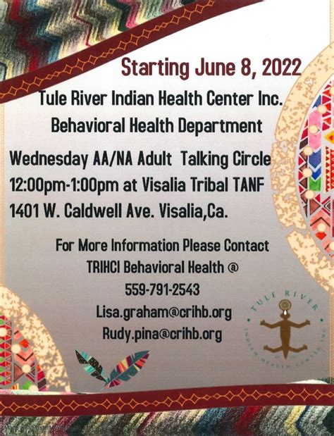 Central Valley Recovery Services Inc Cvrs Hot Topics Talking Circle 1401 W Caldwell