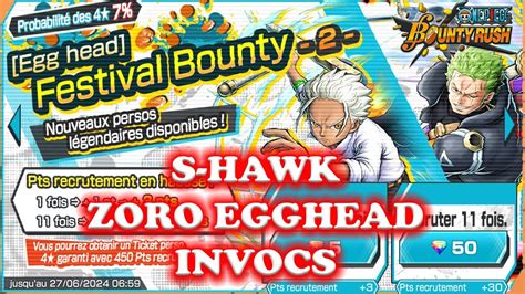 Zoro EggHead et S Hawk sont la Invocations présentation One Piece