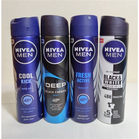 Nivea Men Antiperspirant Deodorant Spray 150ml Shopee Philippines