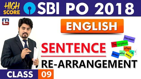 Sentence Rearrangement English Class High Score Sbi Po