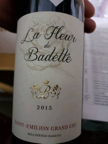 Ch Teau Badette La Fleur De Badette Saint Milion Grand Cru Vivino Canada