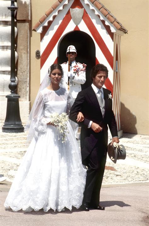 A Look Back At Princess Caroline Of Monacos Three Royal Weddings Dior