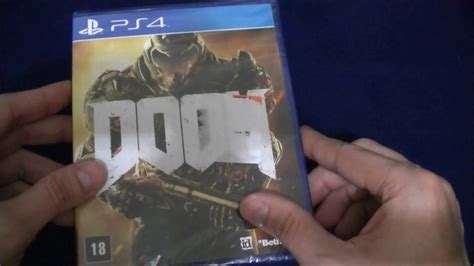 Doom Ps Unboxing Br Youtube