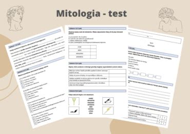 Mitologia Test Z Mitologii Z Oty Nauczyciel