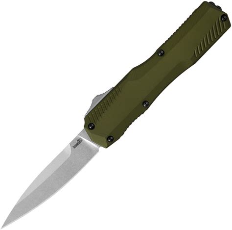 Ks Ol Kershaw Automatic Livewire Otf Pocket Knife Olive Green