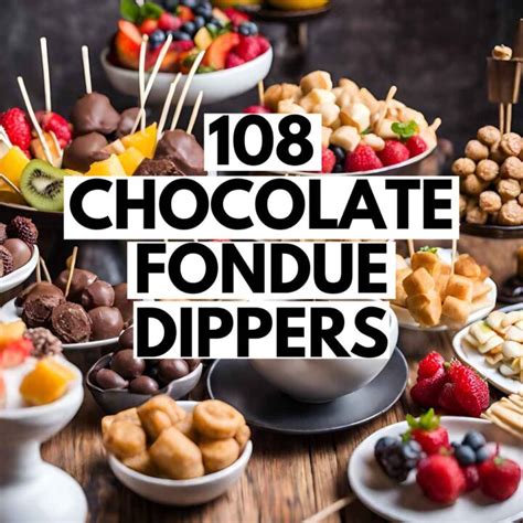 Chocolate Fondue Dippers – Get Set Vegan