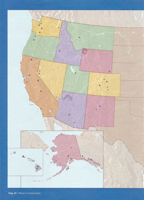 Western United States (map) Diagram | Quizlet