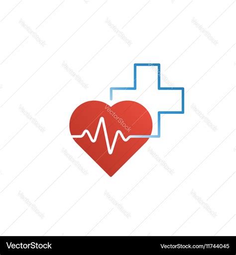 Healthcare and medical logo and icon concept heart