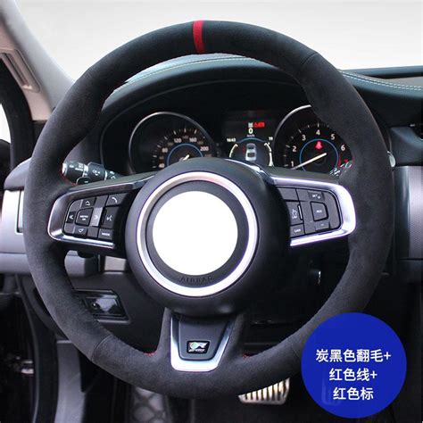 Diy Hand Stitched Anti Slip Faux Leather Car Steering Wheel Cover For