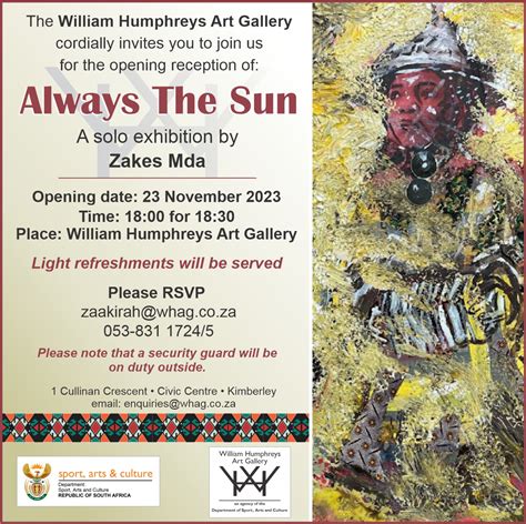 Always The Sun A Solo Exhibition By Zakes Mda William Humphreys Art