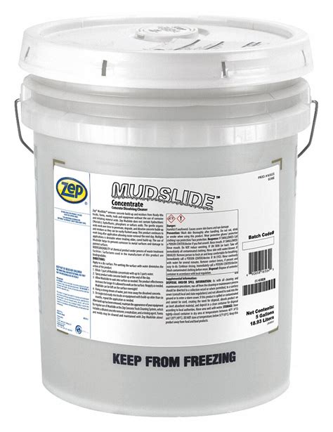 ZEP Concrete Remover, Liquid, Pail - 453D28|165635 - Grainger