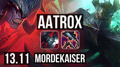 Aatrox Vs Mordekaiser Top 6 5m Mastery 2500 Games 7 2 9 Kr