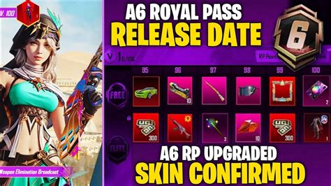 Bgmi A6 Royal Pass 1 To 100 RP Leaks Is Here Bgmi Next Royal Pass