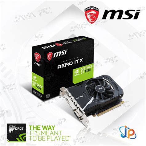 Jual Vga Msi Geforce Gt Aero Itx Oc Gb Gt Gb Ddr