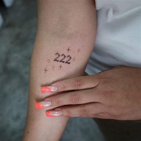 Các Mẫu Xăm Tattoo 222 đẹp Và ý Nghĩa Hơn Cả Angel Number