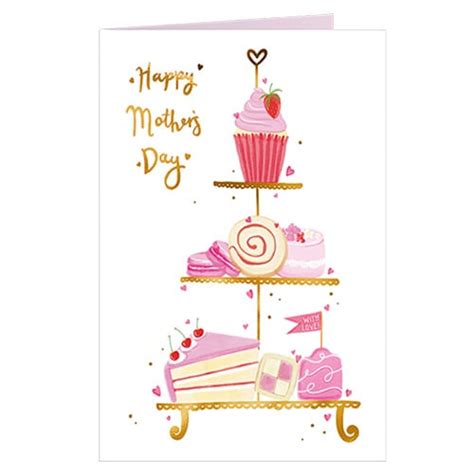 Happy Mother S Day Treats Greeting Card With Envelope Partyrama