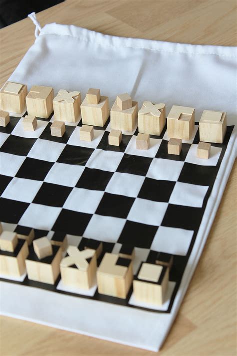 Bauhaus-Inspired DIY Travel Chess Set | Cricut Maker | DIY & Crafts