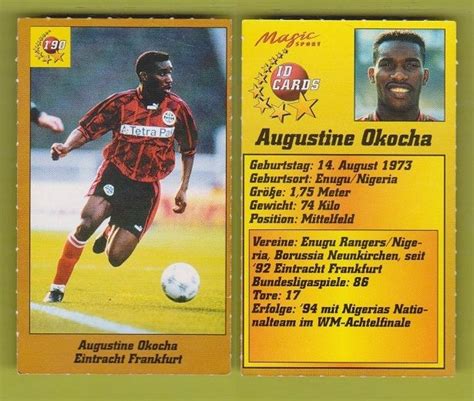 Craque Imortal Okocha Imortais Do Futebol