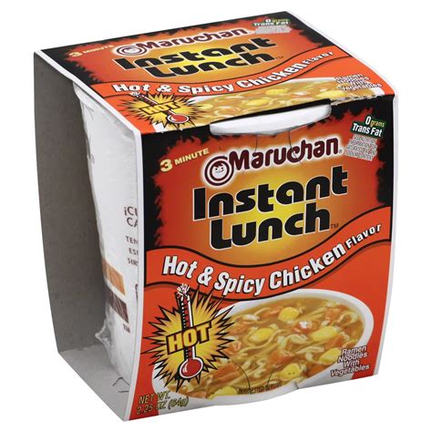 Maruchan Instant Lunch Hot Spicy Chicken Flavor Ramen Noodles Shop Soups Chili At H E B