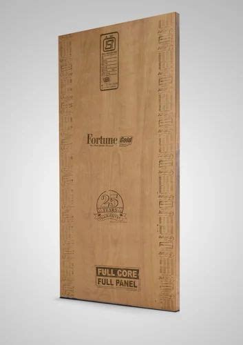 09 Mm Fortune Gold MR Hardwood Plywood 6x4 For Furniture At Rs 44 Sq