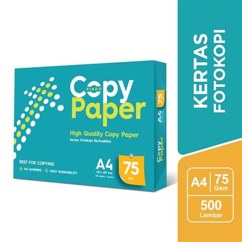 Jual Kertas Hvs A Gsm Copy Paper Rim Lembar Shopee Indonesia