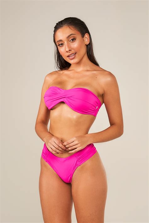 Calcinha De Biqu Ni Fio M Dia Rosa Pink Ilha Bikini