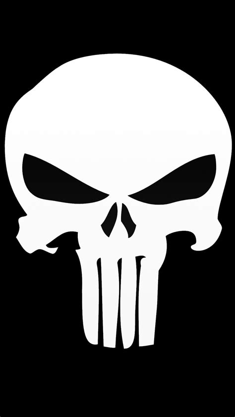 The Punisher Logo Wallpaper - Punisher Skull Png - 1080x1920 Wallpaper ...