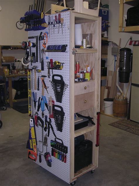 Mobile Pegboard Cab02 Tool Storage Diy Tool Storage Cabinets Craft Storage Cabinets