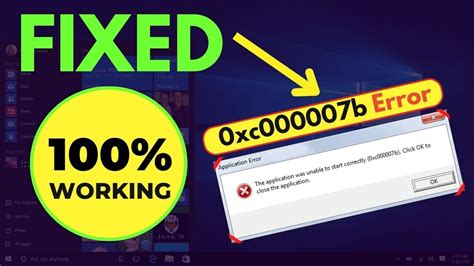 0xc00007b Error Fix In Windows 108187 Best Method To Fix