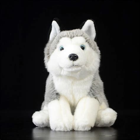 Cute Husky Dog Plush Toy Stuffed Animal Soft Children Kawaii Simulation