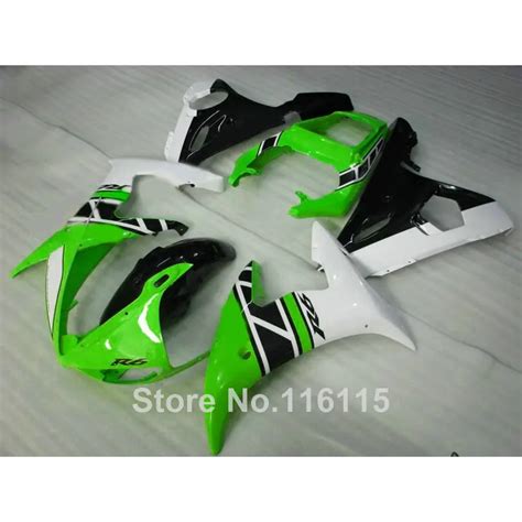 Motomarts Kit De Car Nage Abs Pour Moto Pour Yamaha R Vert