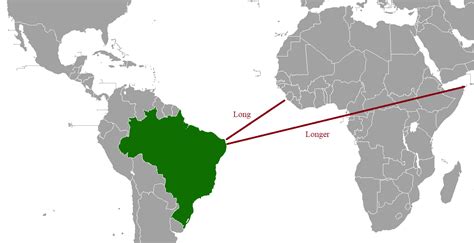 Fascinating Brazil Is Closer To Western Africa Than Its Easternmost