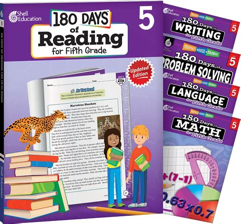 180 Days Of Fifth Grade Practice 5th Grade Workbook Set For Kids