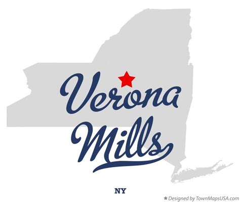 Map of Verona Mills, NY, New York