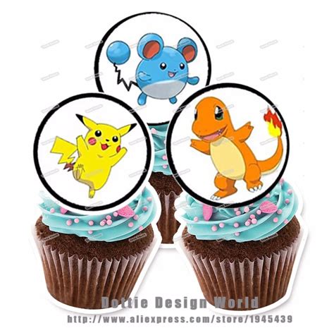 Pokemon Edible Cake Topper