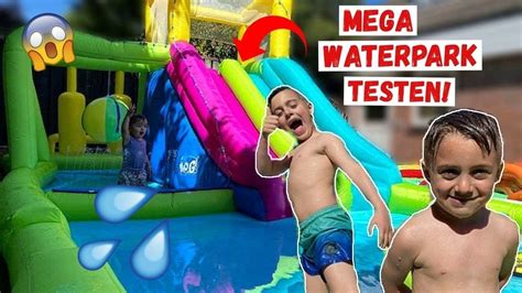 WE GAAN EEN NIEUW MEGA TOF WATERPARK UITTESTEN LAKAP JUNIOR YouTube