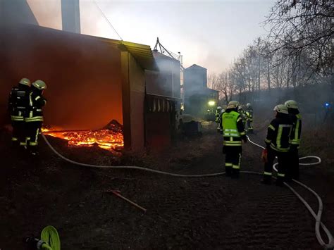 Brand In Hackschnitzelbunker