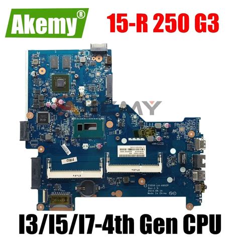 72J LA A992P Motherboard For HP 15 R 250 G3 Laptop Motherboard