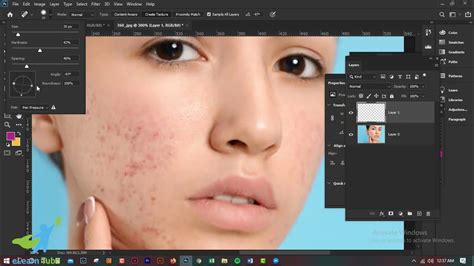 How To Use Spot Healing Brush Tool In Adobe Photoshop Ii Spot Healing Brush Tool Youtube