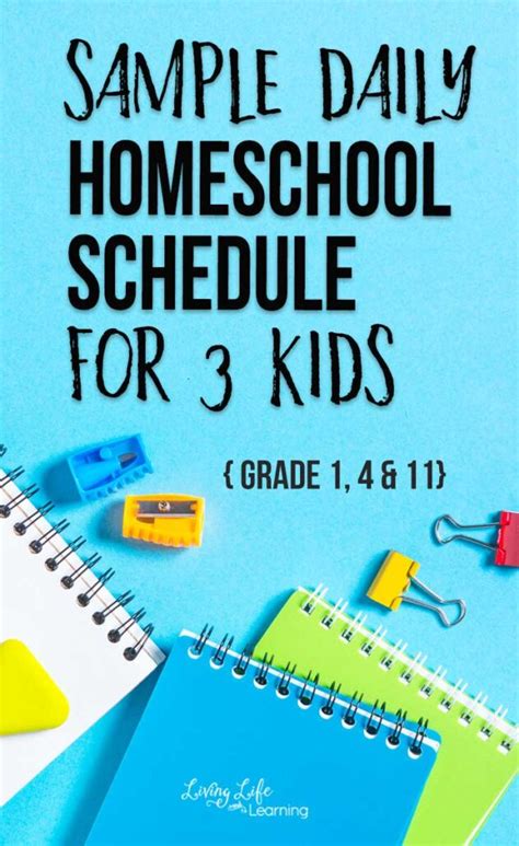 Homeschooling Schedules That Work